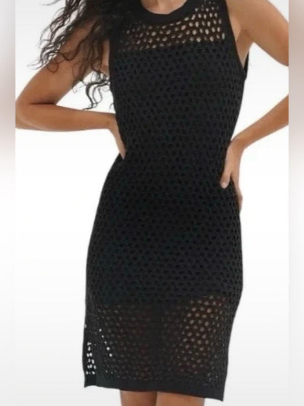 Open Knit Dress, from Evereve